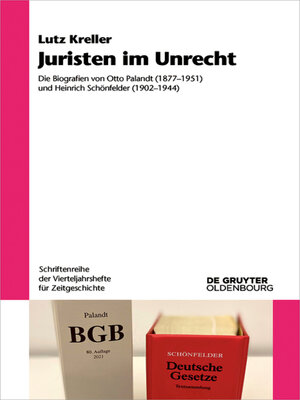 cover image of Juristen im Unrecht
